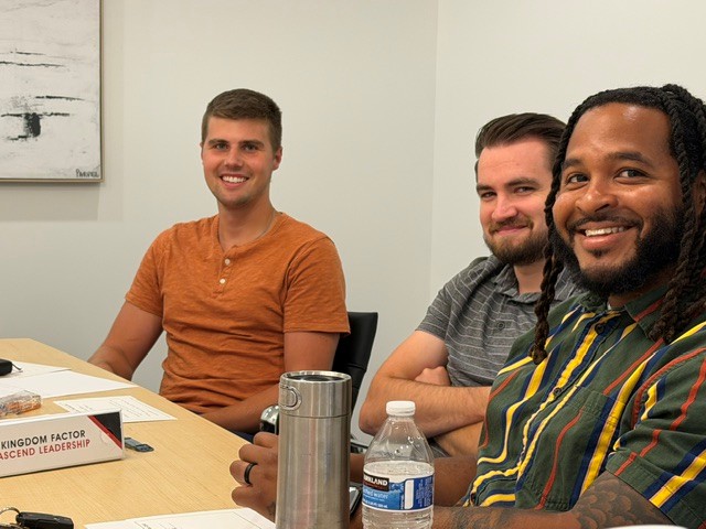 Ascend Leadership members gathered around the table for a Year Two cohort meeting